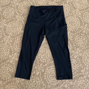 Lululemon Fast and Free 19” Crop - True Navy